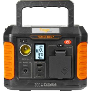 （ACアダプター欠品)Togo Power進化品 ポータブル電源 小型 177Wh/55200mah AC定格300W DC/USB-A/PD 1.5時間急速充電