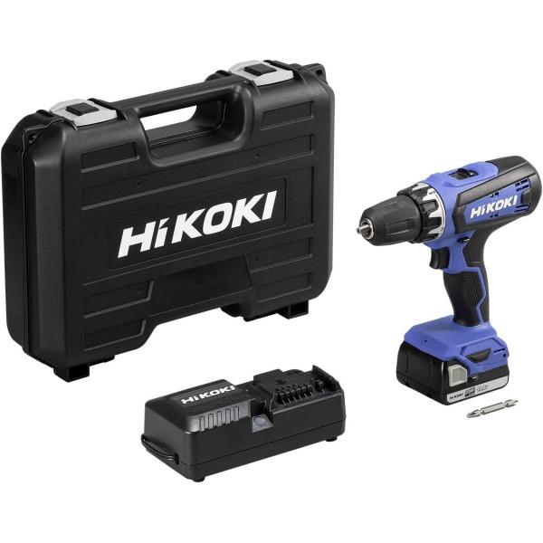 新品 HiKOKI(ハイコーキ) 14.4V コードレスドライバドリル 充電式 (バッテリー1個・充...