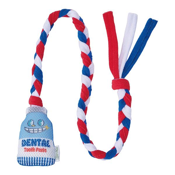 エンジョイ！かむロープ 歯みがきチューブくん アドメイト ▼a ペット グッズ 犬 ドッグ おもちゃ...