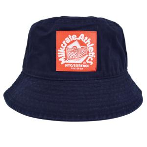 Milkcrate Athletics Navy Twill Bucket Hat ミルクレイト アスレティックス バケット ハット ネイビー 帽子 NKN mia0001｜republic