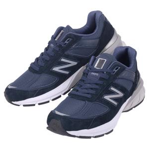 New Balance ニューバランス Made in USA 990 V5 M990NV5 Dワイズ メンズ スニーカー ネイビーの商品画像