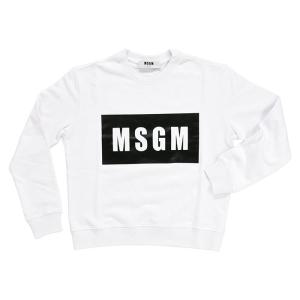 MSGM（エムエスジーエム） トレーナー ロゴ ボックス スウェット