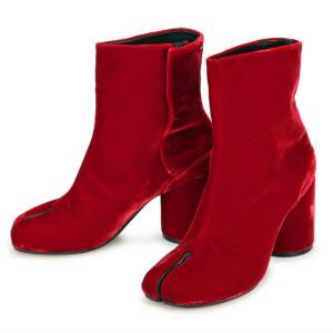 Maison Margiela メゾン マルジェラ Velvet Ankle Tabi Boot S39WU0099 S48433 309 ベルベット 足袋ブーツ 売れ筋 NKN nn1192の商品画像