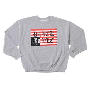 【アウトレット】BLACK SCALE ブラックスケール The Old Rebel Flag Crewneck Sweatshirt  クルーネック スウェット シャツ メンズ NKN nn1195｜republic