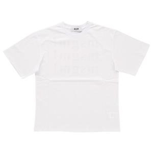 【アウトレット】MSGM エムエスジーエム T-Shirt 2542MDM185 184798 レディース Tシャツ 半袖 ホワイト 白｜republic