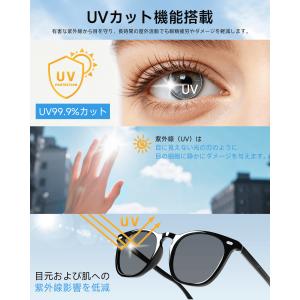 サングラス メンズ レディース 偏光サングラス...の詳細画像4