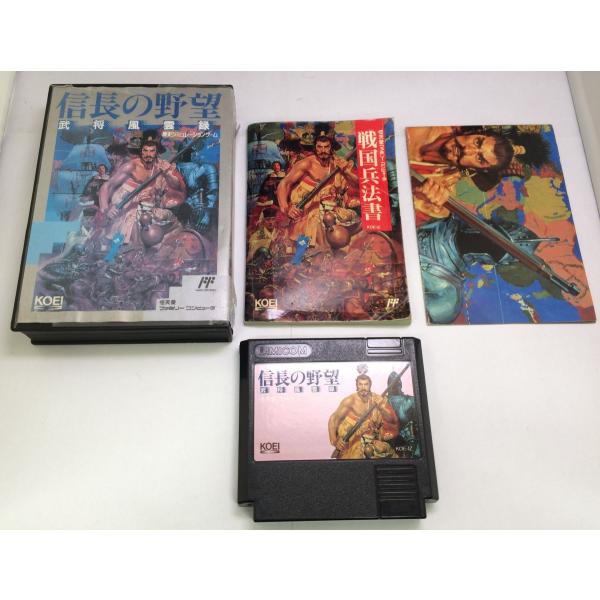 中古B★信長の野望[武将風雲録]/アンケートカード欠品★ファミコンソフト