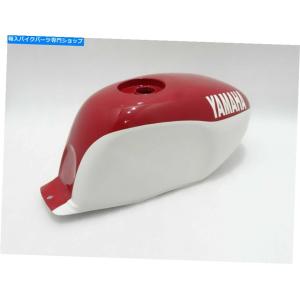 Gas Tank 燃料ガソリンタンクタンクスチールレッド＆ホワイト塗装
