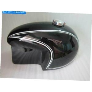 Gas Tank BMW R100 RT RS R90 R80 R75ブラック＆シルバー塗装スチール