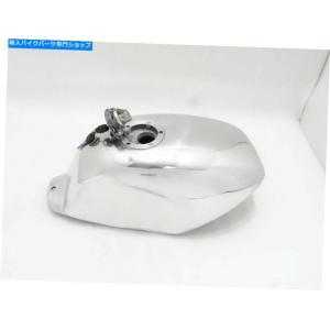 Gas Tank 燃料ガソリンタンクタンクスチールレッド＆ホワイト塗装