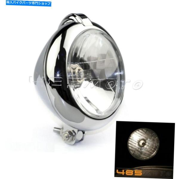 ヘッドライト Harley Triumph Bobber Chromeのための新しいビンテージユニテ...
