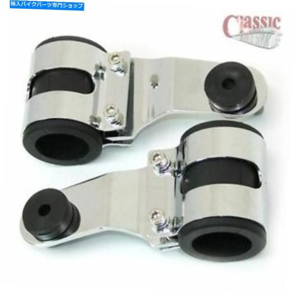 ヘッドライト Suzuki X7カフェレーサーオートバイに最適なクロムヘッドライトブラケット Chr...