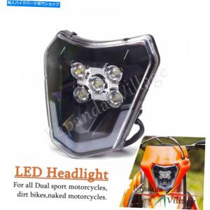 ヘッドライト ホンダXR250 XR400 XR650鈴木DRZ 4×6インチLED電球の1本