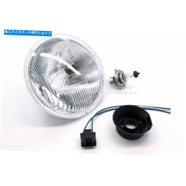 ヘッドライト 新しいガラスヘッドライトH4アップグレード多くのホンダCX CB GL 500-110...