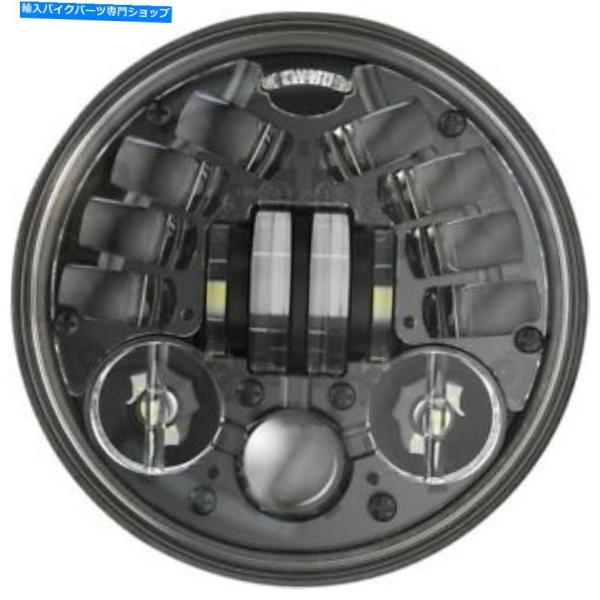 ヘッドライト jスピーカー8690アダプティブ2 LEDヘッドライト5.75 "BLACK PAR4...