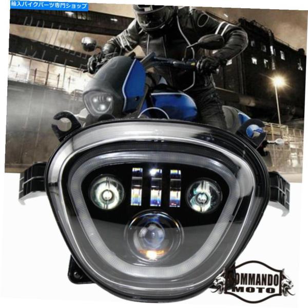 ヘッドライト オートバイLEDヘッドライトの夏時間鈴木Boulevard M109Rのライト（DRL...