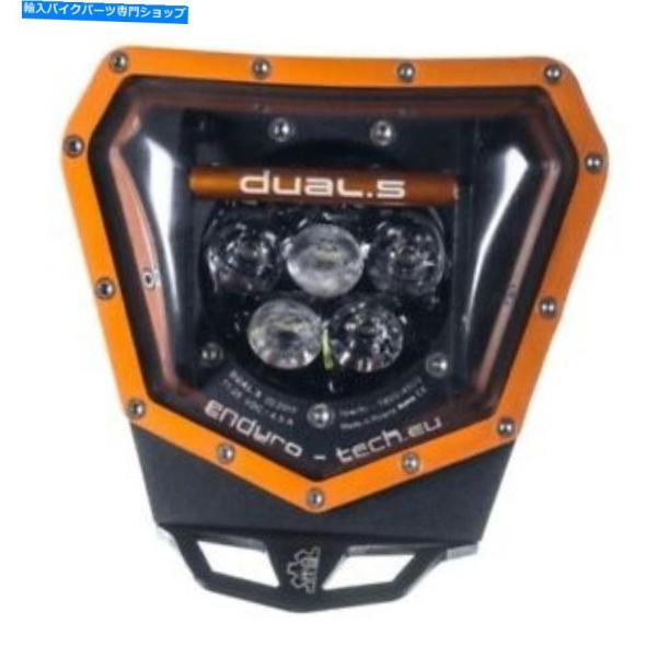 ヘッドライト オートバイフロントヘッドライトランプデュアル5 ktm EXC / XC 2014以上...