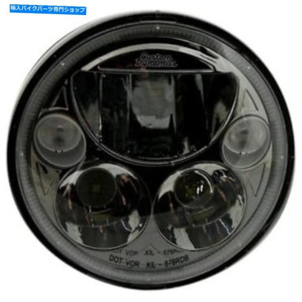 ヘッドライト カスタムダイナミクスCDTB-575-B TRUBEAM LEDヘッドライト5.75 ...