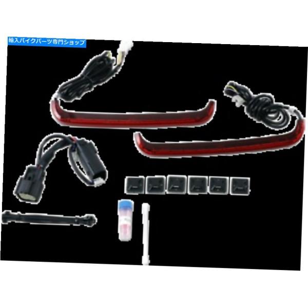 テールライト カスタムダイナミクスバッグアクセントLEDテールライトレッドレンズCD-LP-SS8-...