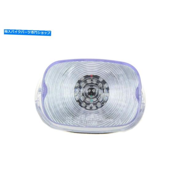 テールライト クリアLED Taillight SQLターンシグナルソフト、スポーツスター、ロードキ...