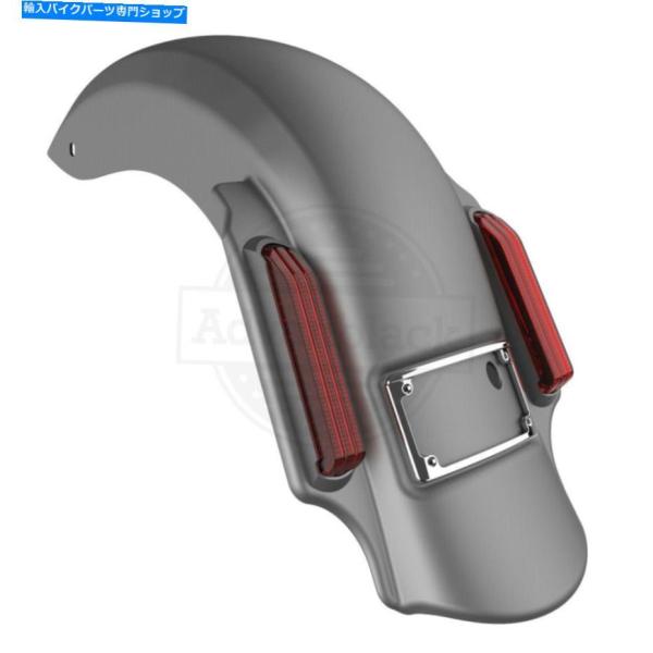 Rear Fender チャコールデニムドミネーターは2014+ハーレーツーリングのための拡張リアフ...