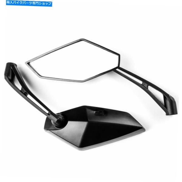 Mirror 黒いオートバイのミラー8 + 10mmボルト用スズキBoulevard S40 S50...
