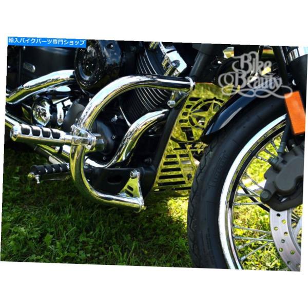 Engine Guard ヤマハドラッグスターVスターXVS 650クラッシュバーヘビーデューティX...