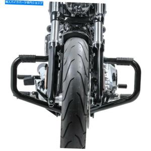 Engine Guard ハーレーソフトストリートボブ18-21ブラック用