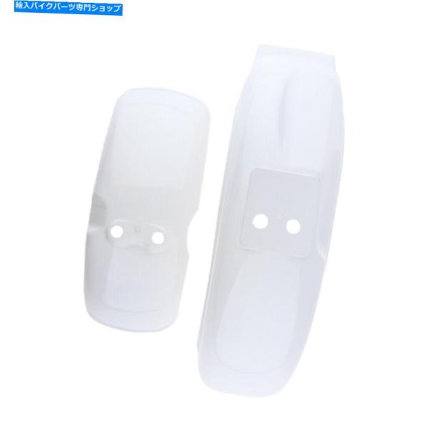 Front Fender ホンダZ50 Z50A Z50Rのための2ピース交換ホワイトフロント＆リア...