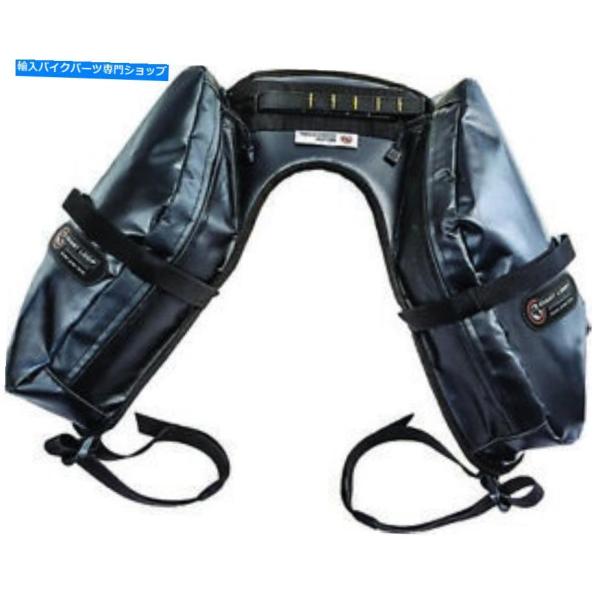 サイドバック ジャイアントループオートバイMSB17-B MOJAVIサドルバッグ - ブラック80...