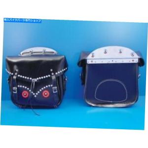 サイドバック ハーレーストレッチ延長されたサドルバッグとツーリング