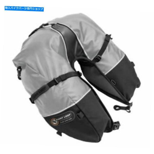 サイドバック 巨大ループコヨーテサドルバッグロールトップCSB17-RT-Gグレー GIANT LO...