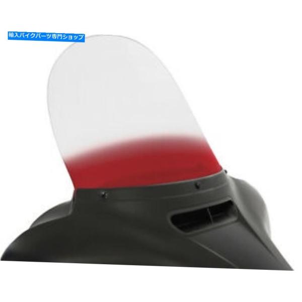 Windshield メンフィスシェード15 "グラデーションルビー交換フロントガラスハーレー14-...