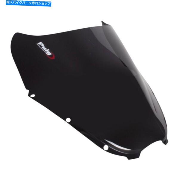 Windshield PUIG 4184F - レーシングフロントスケーン、暗い煙Hyosung G...