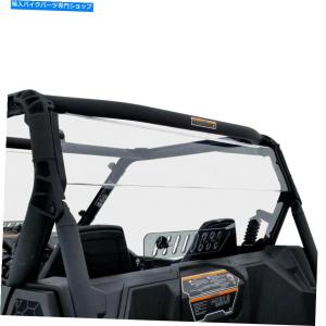 Windshield CAN-AMマーベリックトレイル1000R 18クリアリアウインドシールドWスライディングベント For Can-Am Maverick Trail 1000R 18 Clear Rear W｜reright-store