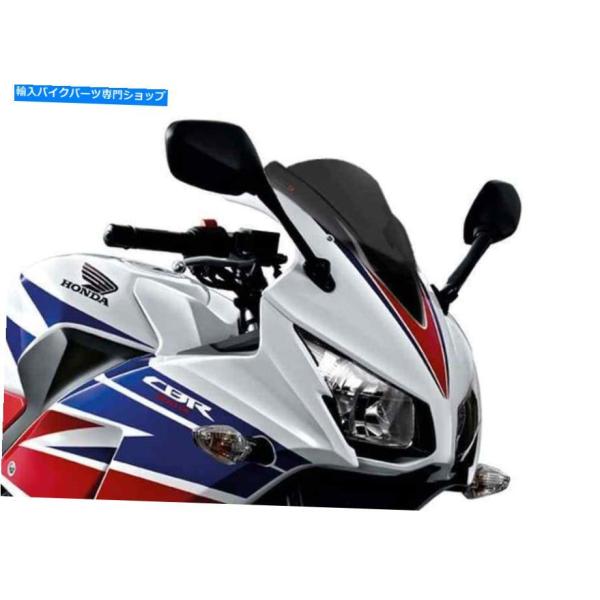 Windshield Puig二重バブルスクリーンの暗い煙レーシングホンダCBR 300 R 201...