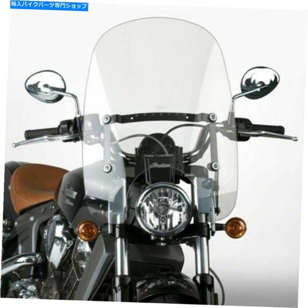 Windshield 国民サイクルスパルタンウインドシールドクリア18.5 "N21203 15イン...