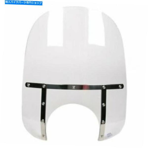 Windshield メンフィス脂肪17 "Windshield W / 11"カットアウトルビーM...