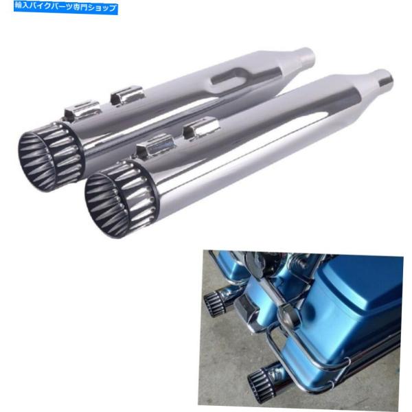 マフラー ハーレーツーリング95-16、カッパルラザ用シャークロード4.0スリップエンスーラー - ...