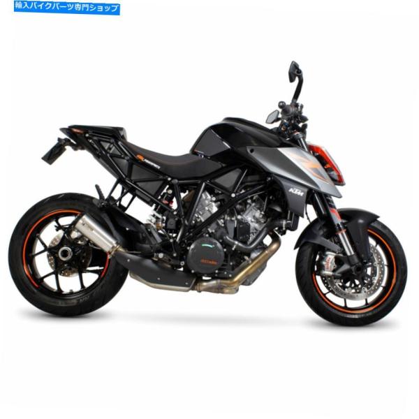 サイレンサー Scorpionステンレス赤のパワーサイレンサーKTM 1290スーパーデュークGT ...