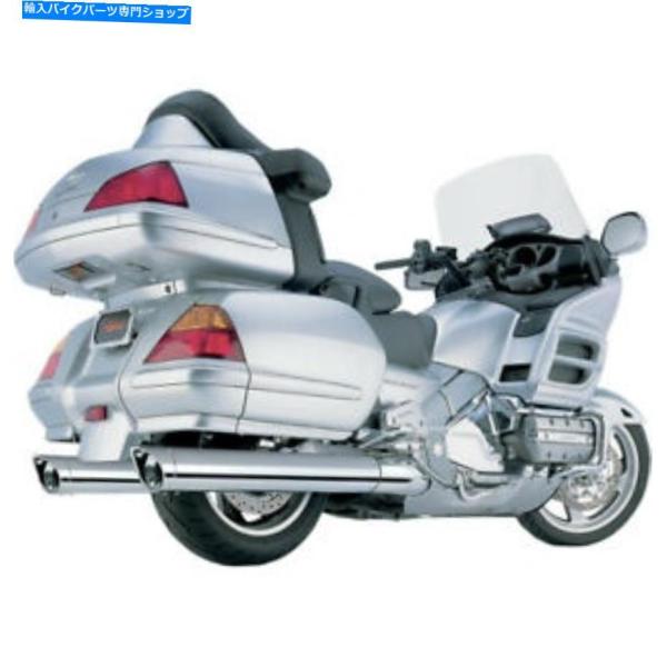 サイレンサー ホンダコブラアメリカスリップオン排気ラウンドGL 1800ゴールドウィングゴールドウィ...