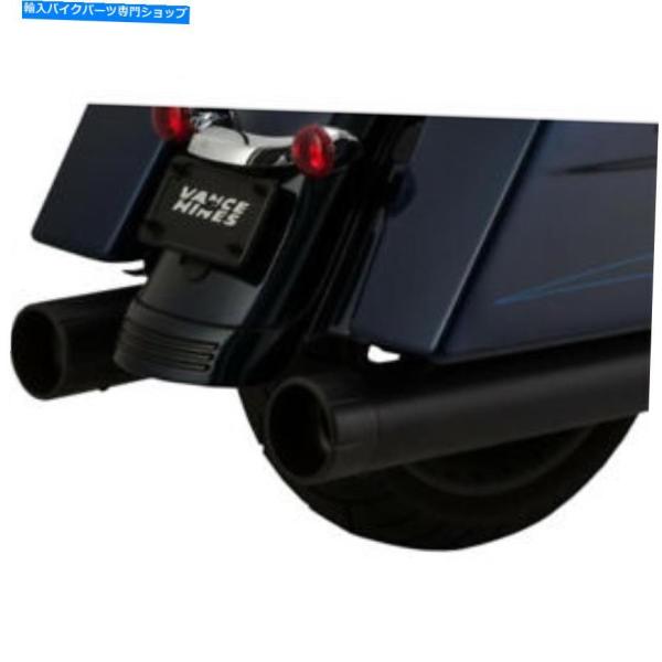 サイレンサー ハーレーバンス＆ハインズ特大450排気ツーリング17-21マフラーのブラックスリップ ...