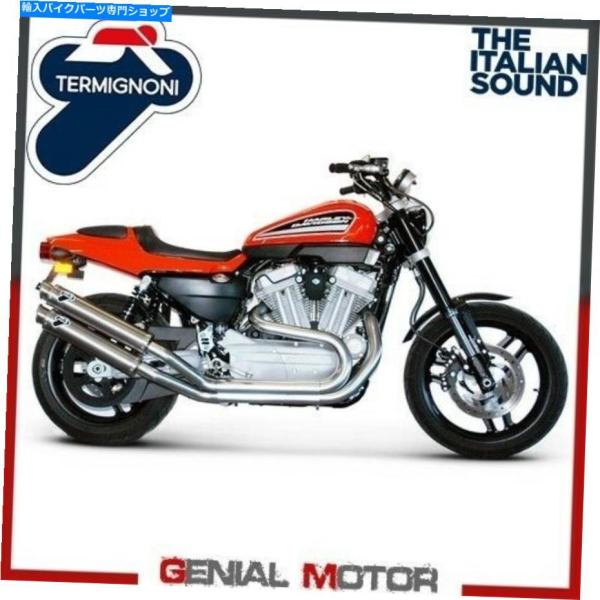 サイレンサー 2エキゾーストTermignoniカーボンハーレーダビッドソンXR 1200 R 20...