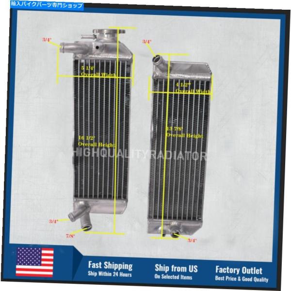 radiators 2000-2009ホンダXR650R XR650 XR 650 RE01（L +...