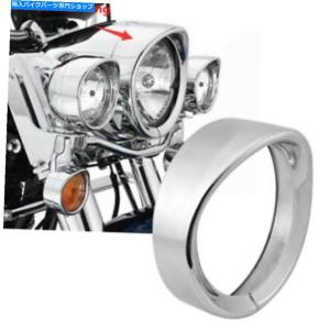 クロームパーツ 21/18ハーレーソフト用ファットスポークフロントリア