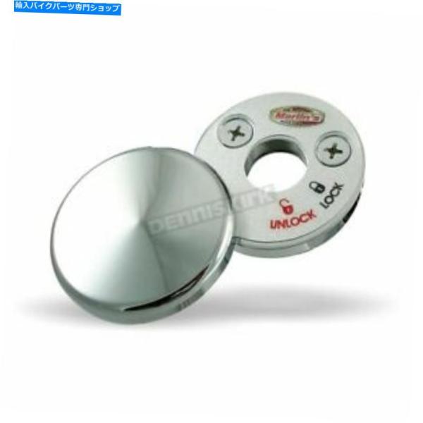 クロームパーツ マーリンの本物のアクセサリーChromeスイベルフォークロックキーカバー - 111...