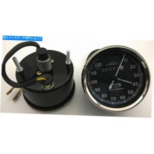 クロームパーツ ビンテージレプリカスミススピードメーター0-120 MPH BSAロイヤルエンフィー...