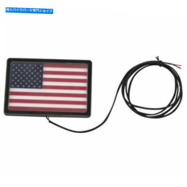 クロームパーツ クロムLEDクライャキンからのFREDOMフラグ Chrome LED Freedo...