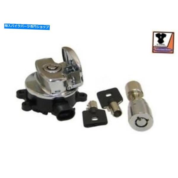 クロームパーツ イグニッションクロムキースイッチFXST FLST2011 UP IGNITION ...