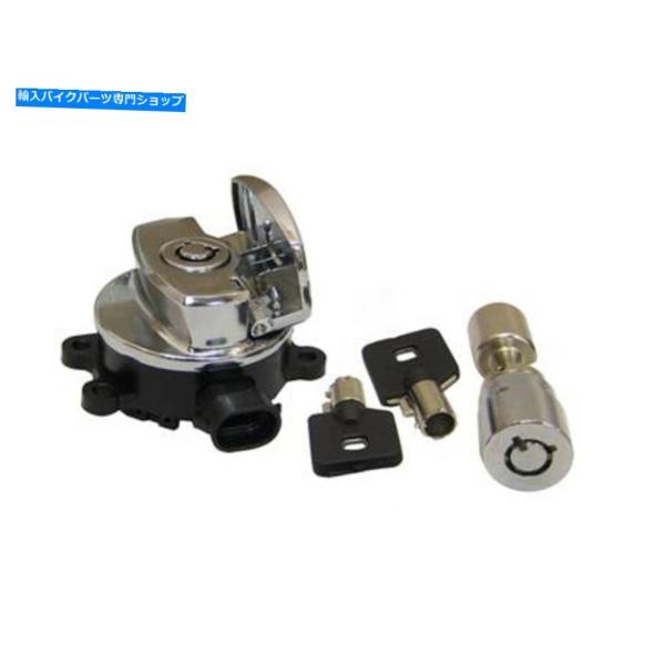 クロームパーツ イグニッションキースイッチクロームはハーレー - ダビッドソンをフィットします Ig...